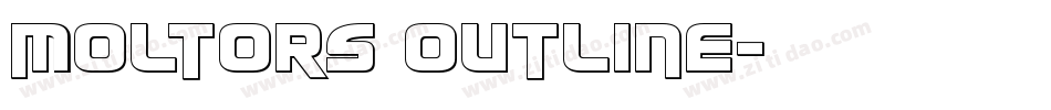Moltors Outline字体转换
